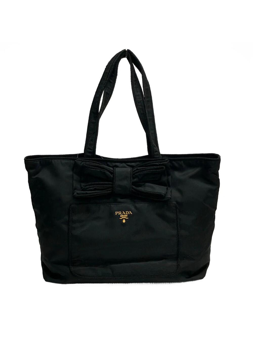 Prada Black Nylon Tote Bag #347489P54B